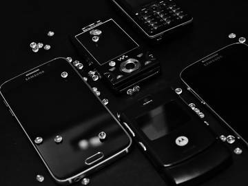 Smartphones Black/White foto